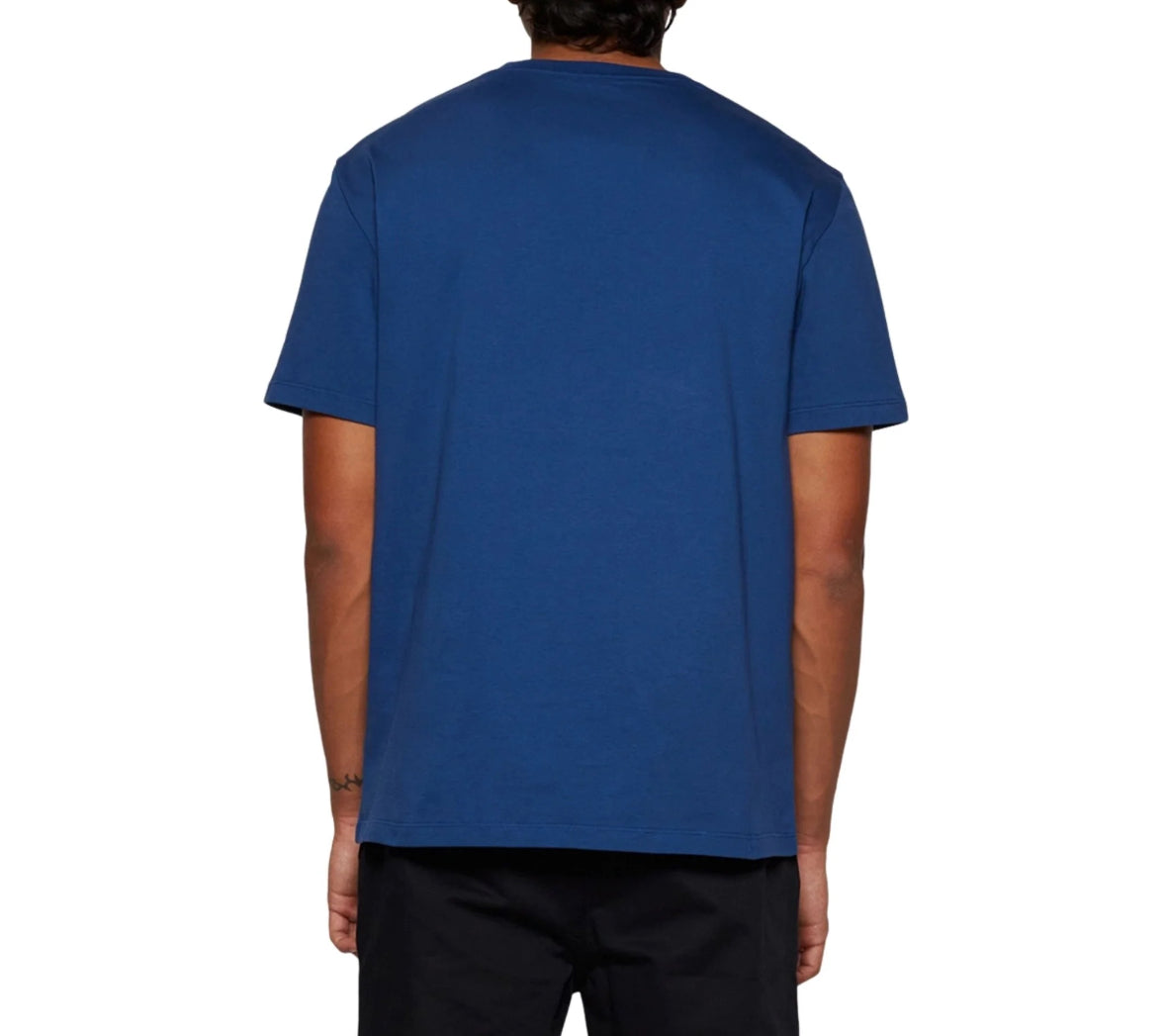 LOEWE RELAXED FIT TONAL POCKET LOGO T-SHIRT IN BLUE